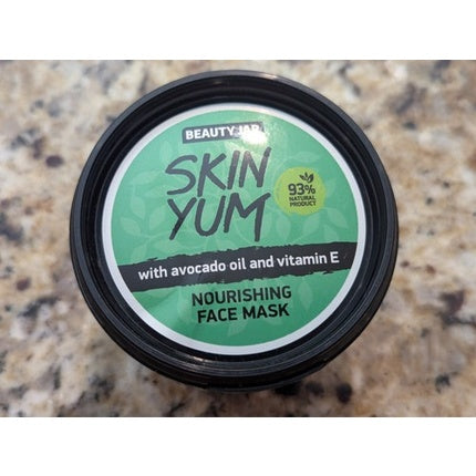 Masca Facială Beauty Jar Skin Yum Nourishing Face Mask cu ulei de avocado și vitamina E, 3.5oz