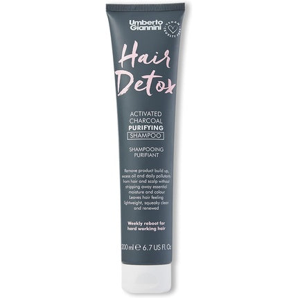 Șampon Umberto Giannini Hair Detox, Cărbune Activ, 200ml