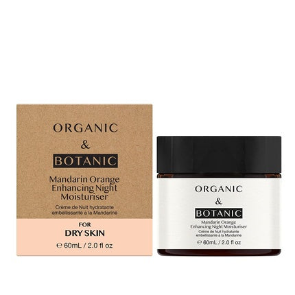 Cremă de noapte, Organic & Botanic, Mandarină, 50ml