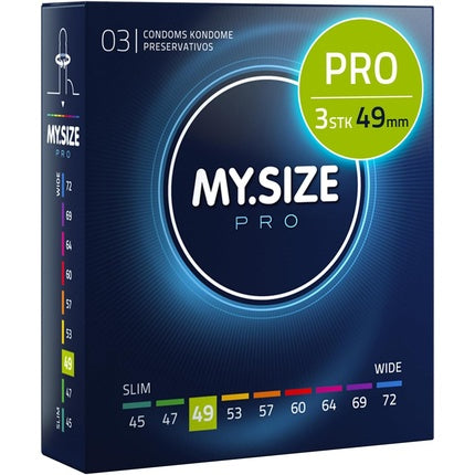 Prezervative My.Size PRO 49mm, 3 bucăți