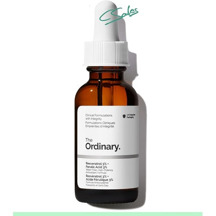 Ser antioxidant, The Ordinary, Resveratrol 3% + Acid Ferulic 3%, 30ml, maro