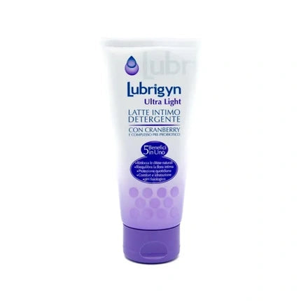 Lubrigyn Ultra Light, Detergent Intim cu Cranberry, 200 ml