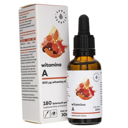 Picături Vitamina A, Aura Herbals, 30ml