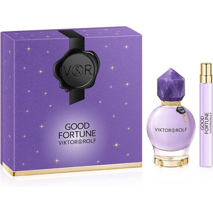 Eau de parfum spray, Viktor & Rolf, Good Fortune, set cadou violet 50ml+10ml