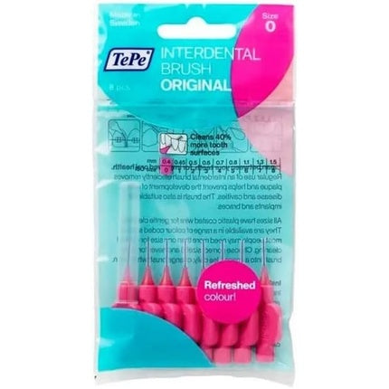 Perii interdentale TePe Original, Size 0, Culoare Roz