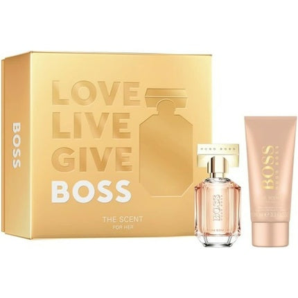 Set cadou, Hugo Boss, The Scent For Her, Eau De Parfum 50ml + Lotiune de corp 100ml