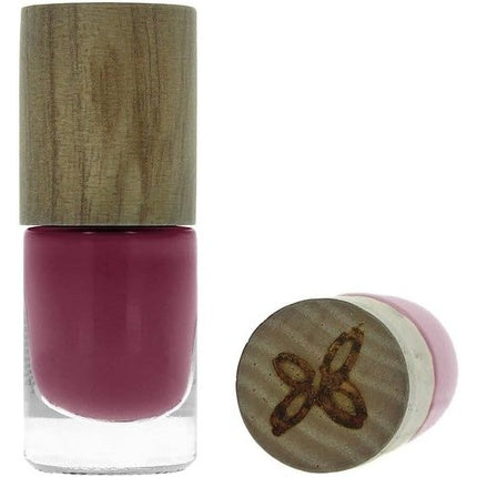 Vernis Unghii Boho Green Organic Formula 7 Free, Culoare Roșu-Vișiniu, Ambalaj cu Cap de Lemn