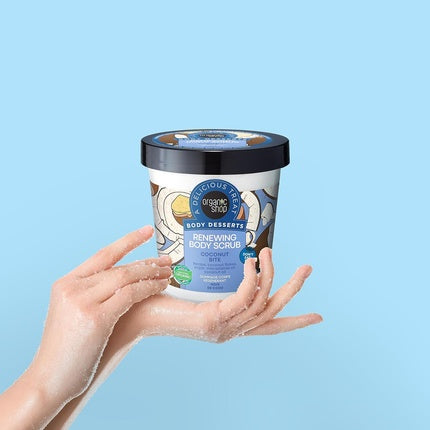 Cremă de mâini Organic Shop, 450 ml, Renewing Coconut Bite