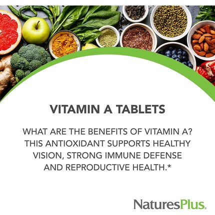 Vitamine, Nature's Plus, Vitamin A, 90 tablete
