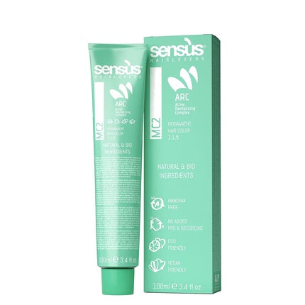 Vopsea de păr naturală și organică Sens.us - Golden Colors 8.3 Light Golden Blonde, 100ml