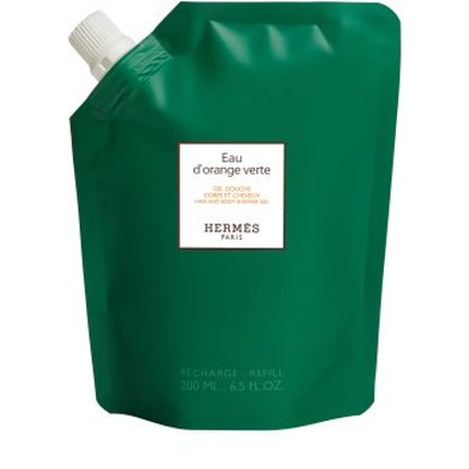 Gel de Duș Hermès Le Bain Eau D'Orange Verte, refil, 200 ml