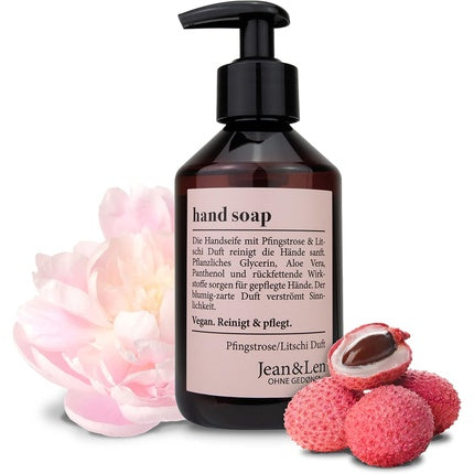 Spălare de Mâini și Corp, Jean & Len, Floral Scented Peony și Fruity Litchi, 250ml