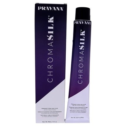 Cremă vopsea de păr Pravana ChromaSilk, Intense Ash Blonde, 7.11, unisex, 90ml