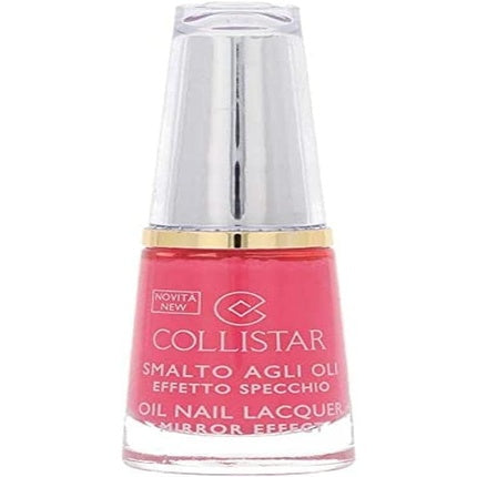 Lac unghii Collistar Mirror Effect Oil Polish 306 Geranium Rose, 5ml