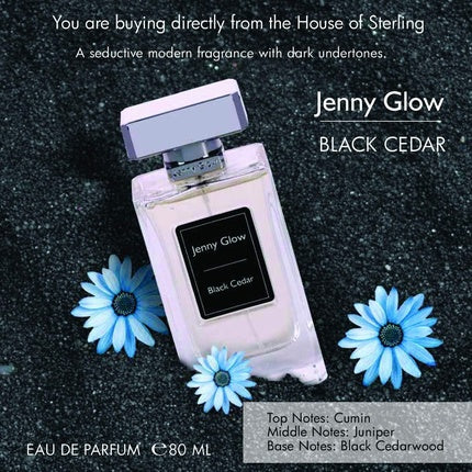 Parfum unisex, Jenny Glow, Black Cedar, 80 ml, transparent