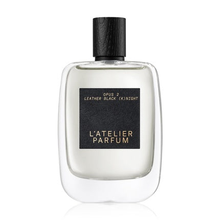 Eau De Parfum L'Atelier Parfum Opus 2 Leather Black K Night, 100 ml, sticlă transparentă, capac negru
