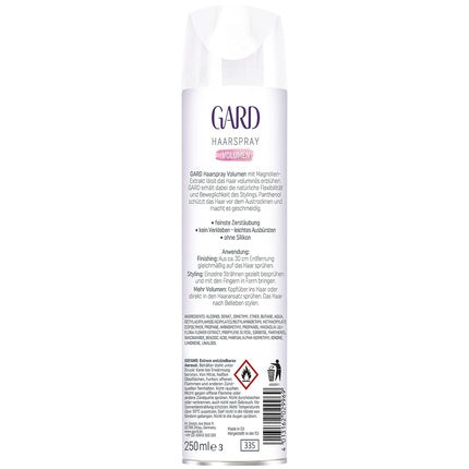 Fixativ păr, Gard, volum, magnolie 250ml