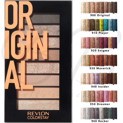 Paletă farduri ochi Revlon Colorstay Looks Book Ultra Thin, 3.4g