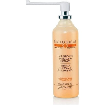 Esență pentru creșterea părului Hairconcept, Biological Essence Energy and Growth 125ml, cu pompă, sticlă translucidă portocalie