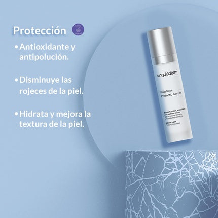 Ser Facial, Singuladerm, Biodefense Prebiotic, alb