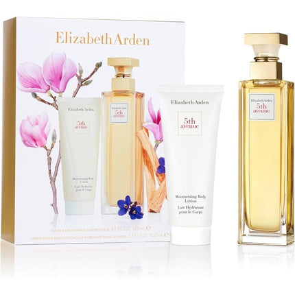 Set Cadou Parfum Elizabeth Arden 5th Avenue, 125ml + Loțiune Corporală, Floral Woody