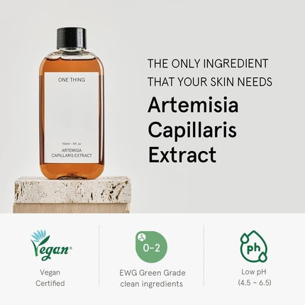 Toner facial, One Thing, Artemisia Capillaris, 150 ml