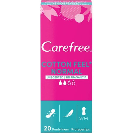 Protecții zilnice, Carefree, extract de bumbac, respirabile