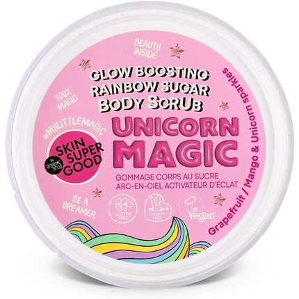 Exfoliant corporal, Organic Shop, Unicorn Magic, roz-galben, 250ml