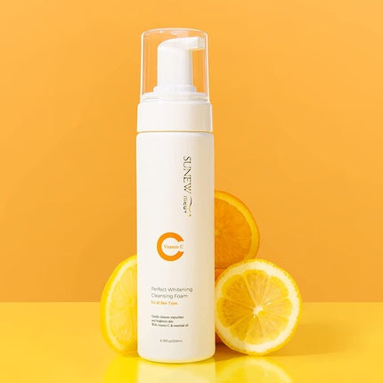 Spumă Curățare Față, Sunewmed, Vitamina C, alb