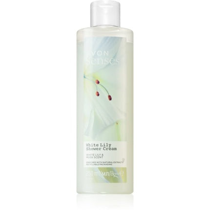 Cremă de duș Avon Senses White Lily & Musk, 250 ml