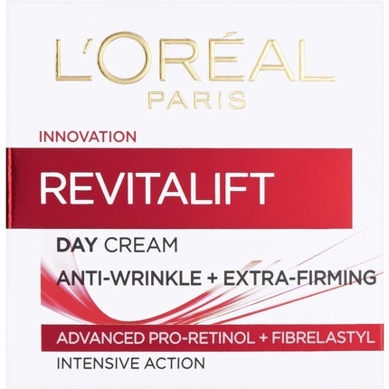 Cremă de zi, L'Oréal Paris, Revitalift, roșu/alb, 50ml