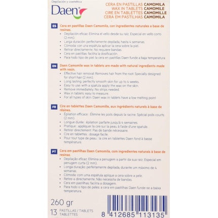 Ceară Depilatoare, Daen, Camomilă, 260g