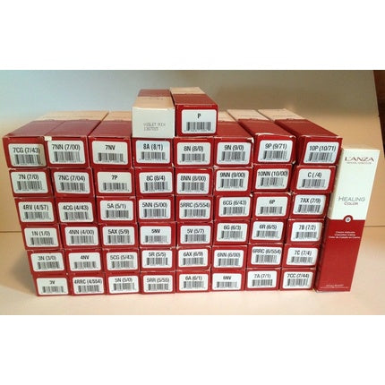 Lanza Healing Color Permanent Cream Hair Color Series 1-10, 3oz