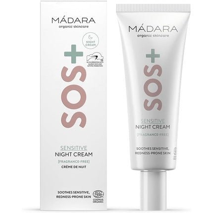 Cremă de noapte, Mádara, SOS+, piele sensibilă 70ml