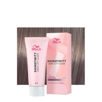 Vopsea de păr, Wella, Shinefinity Frosted Chestnut, 60ml