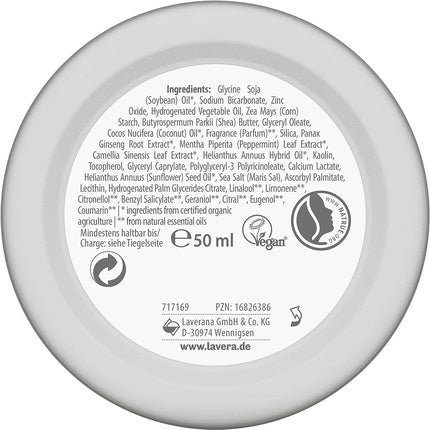 Deodorant Cremă Lavera Natural & Strong Ginseng 50ml