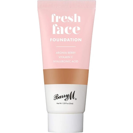 Fond de ten lichid Barry M Fresh Face, cu acid hialuronic și vitamina C, nuanța 13, 30 ml