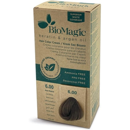 Vopsea păr, BioMagic, 6.00 Blond Închis, fără amoniac
