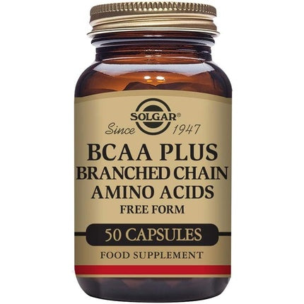 Supliment BCAA Solgar Plus, 50 capsule vegetale