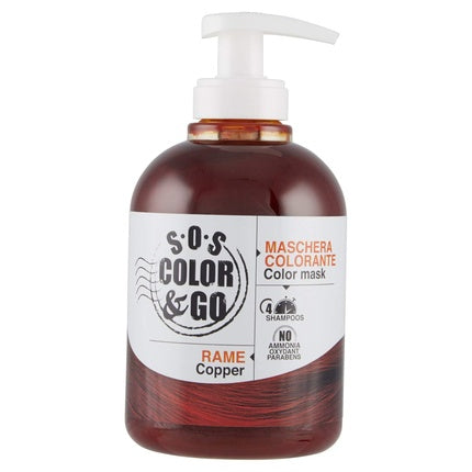 Masca coloranta par S.O.S Color & Go, Copper, 300ml