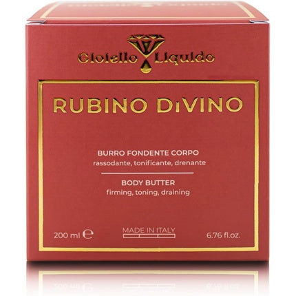 Unt de corp, Gioiello Liquido, Rubino Divino, 200ml