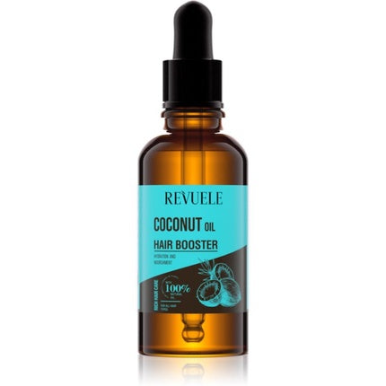 Ulei de păr Revuele Coconut Oil Hair Booster, ambalaj sticlă cu gotieră, 30ml