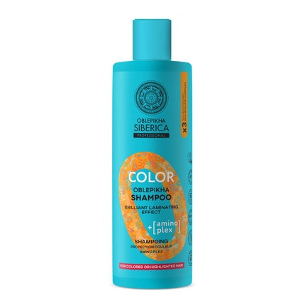 Șampon Natura Siberica Oblepikha Color Aminoplex pentru păr vopsit, 400ml