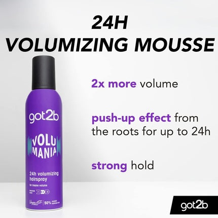 Got2b Volumania Bodifying Hair Mousse, 250ml