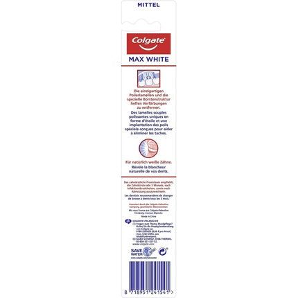 Periuță dinți, Colgate, Max White, mediu