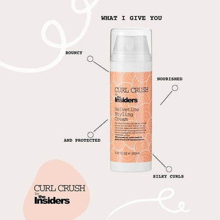 Cremă de styling The Insiders Velvetine, activator bucle, 150ml