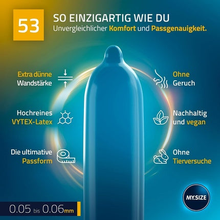 Prezervative, My.Size, PRO 53mm 10 bucăți