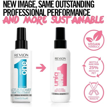 Balsam leave-in, Revlon UniqONE, Flori de Lotus, 150ml
