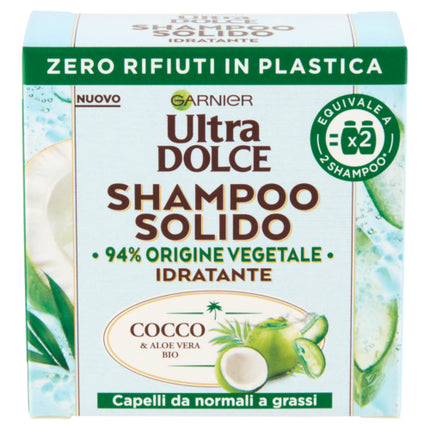 Șampon solid, Garnier, Aloe Vera și nucă de cocos