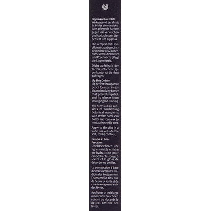 Creion contur buze, Dr.Hauschka, model Translucent, negru